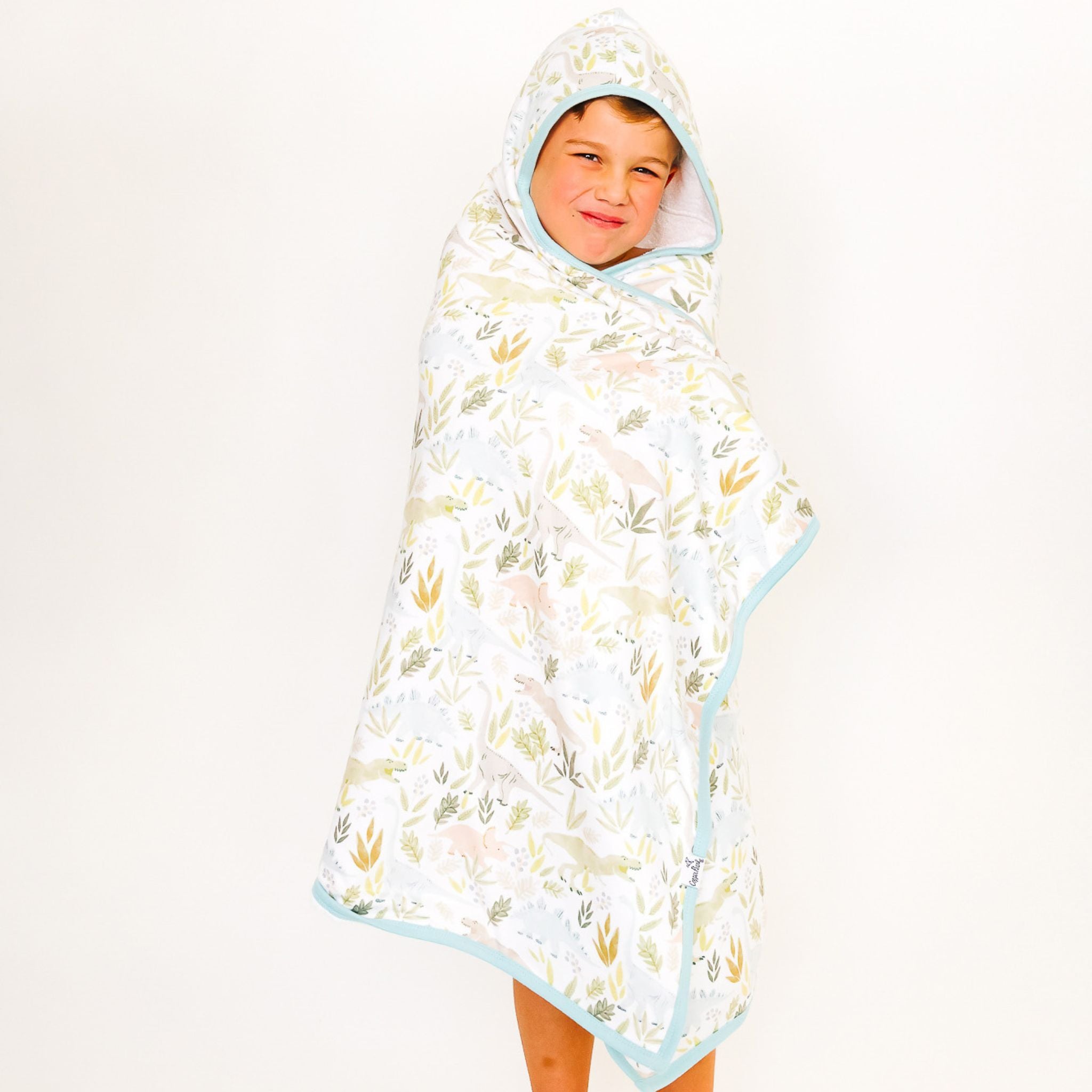 Premium Big Kid Hooded Towel - Rex