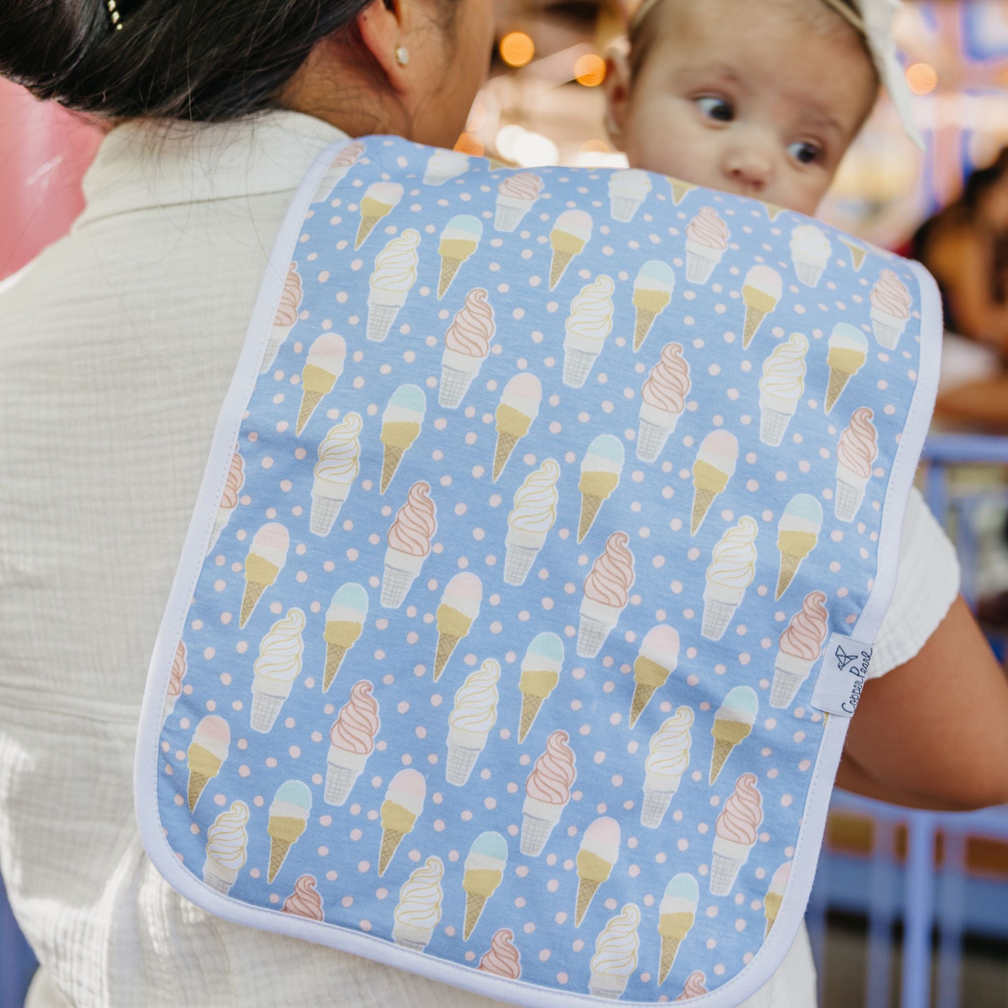 Premium Burp Cloths - Bailey