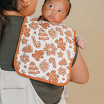 Premium Burp Cloths - Gingerbread