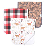 Premium Burp Cloths - Lumberjack