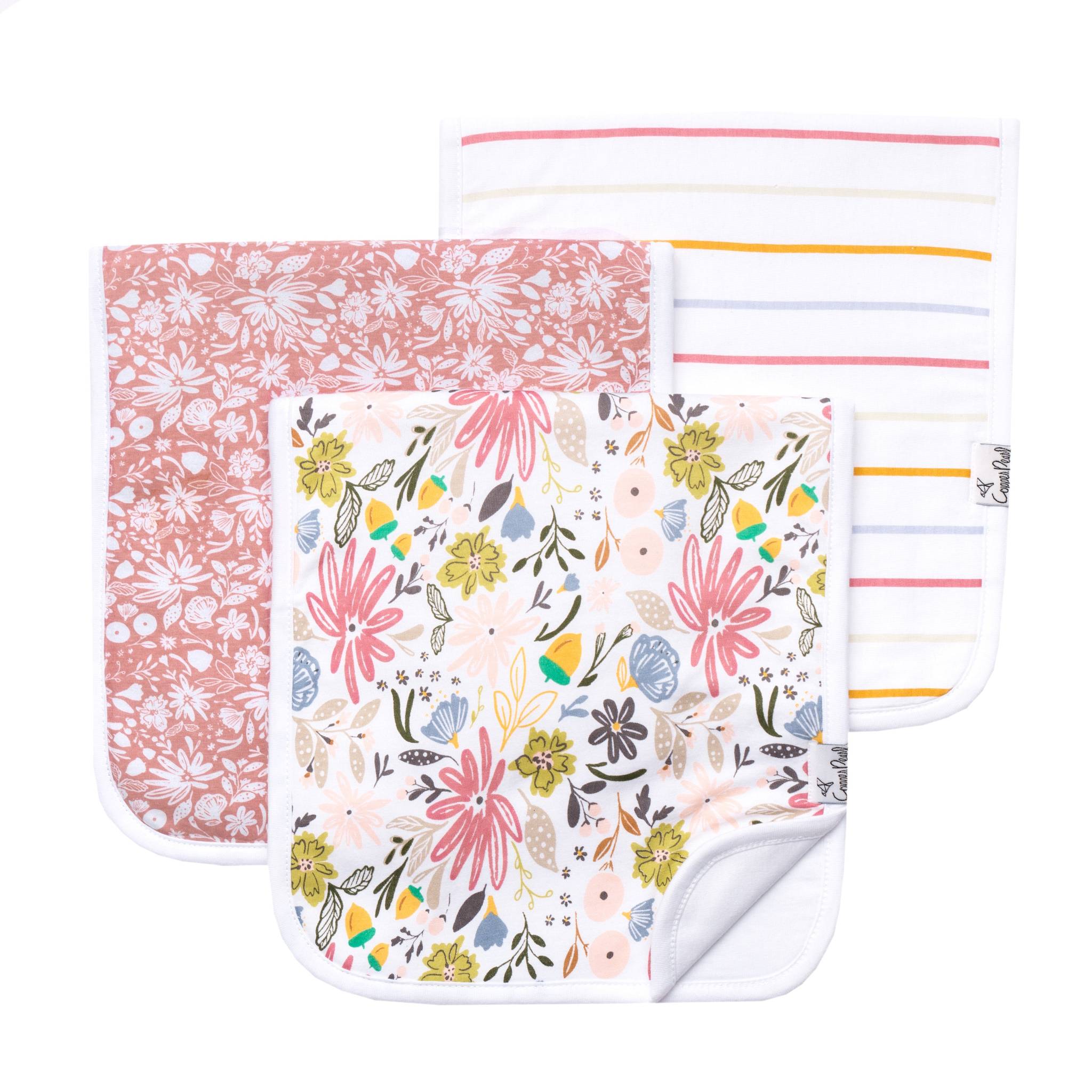 Premium Burp Cloths - Olive