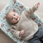 Premium Knit Diaper Changing Pad Cover - Bear