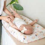 Premium Knit Diaper Changing Pad Cover - Caroline
