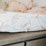 Premium Knit Diaper Changing Pad Cover - Coral