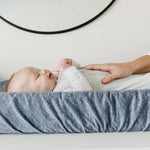 Premium Knit Diaper Changing Pad Cover - Denim