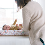 Premium Knit Diaper Changing Pad Cover - Enchanted