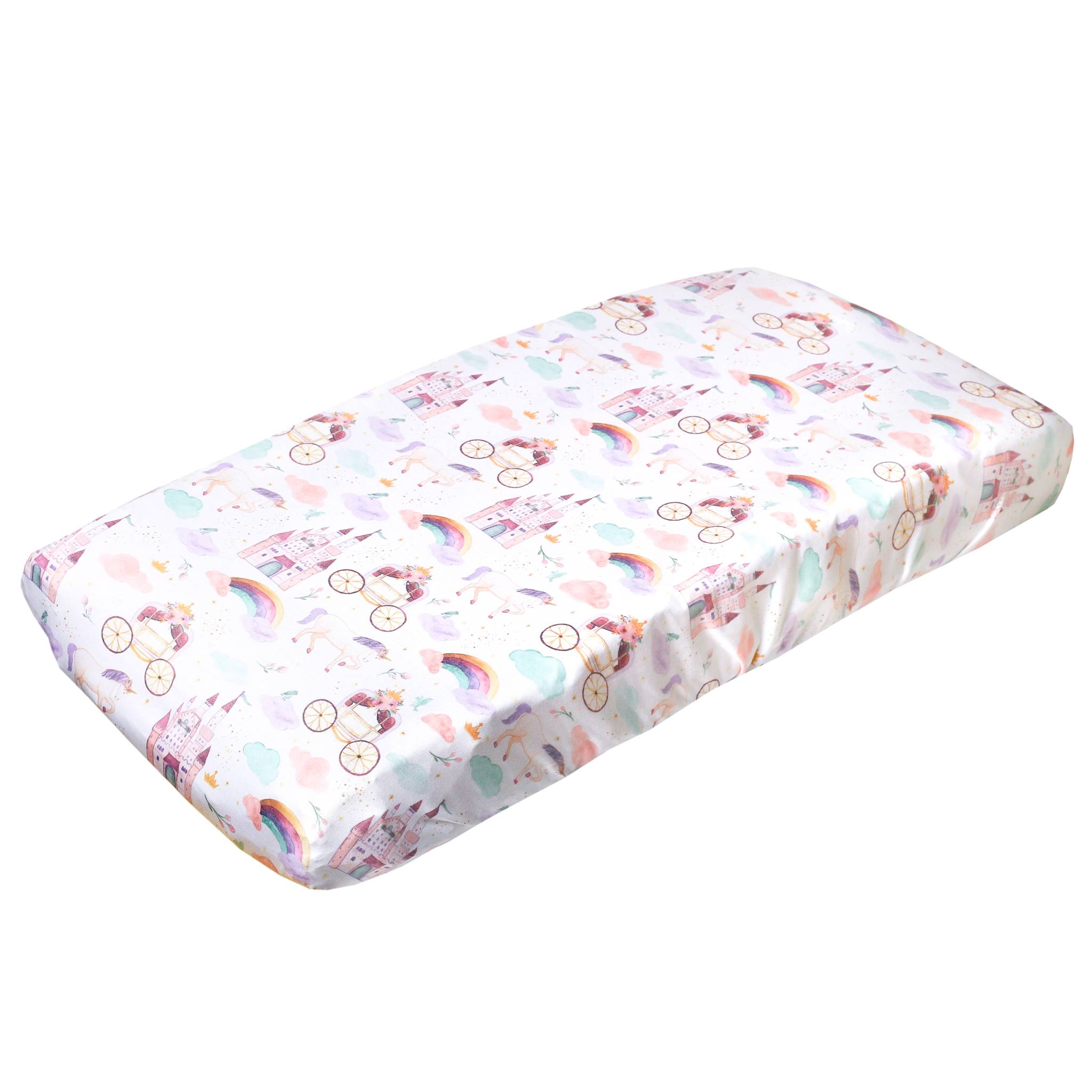 Premium Knit Diaper Changing Pad Cover - Enchanted