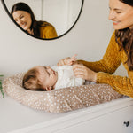 Premium Knit Diaper Changing Pad Cover - Fawn