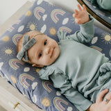 Premium Knit Diaper Changing Pad Cover - Hope
