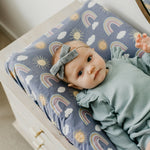 Premium Knit Diaper Changing Pad Cover - Hope