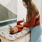 Premium Knit Diaper Changing Pad Cover - Jo