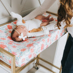 Premium Knit Diaper Changing Pad Cover - June