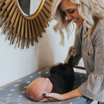 Premium Knit Diaper Changing Pad Cover - North