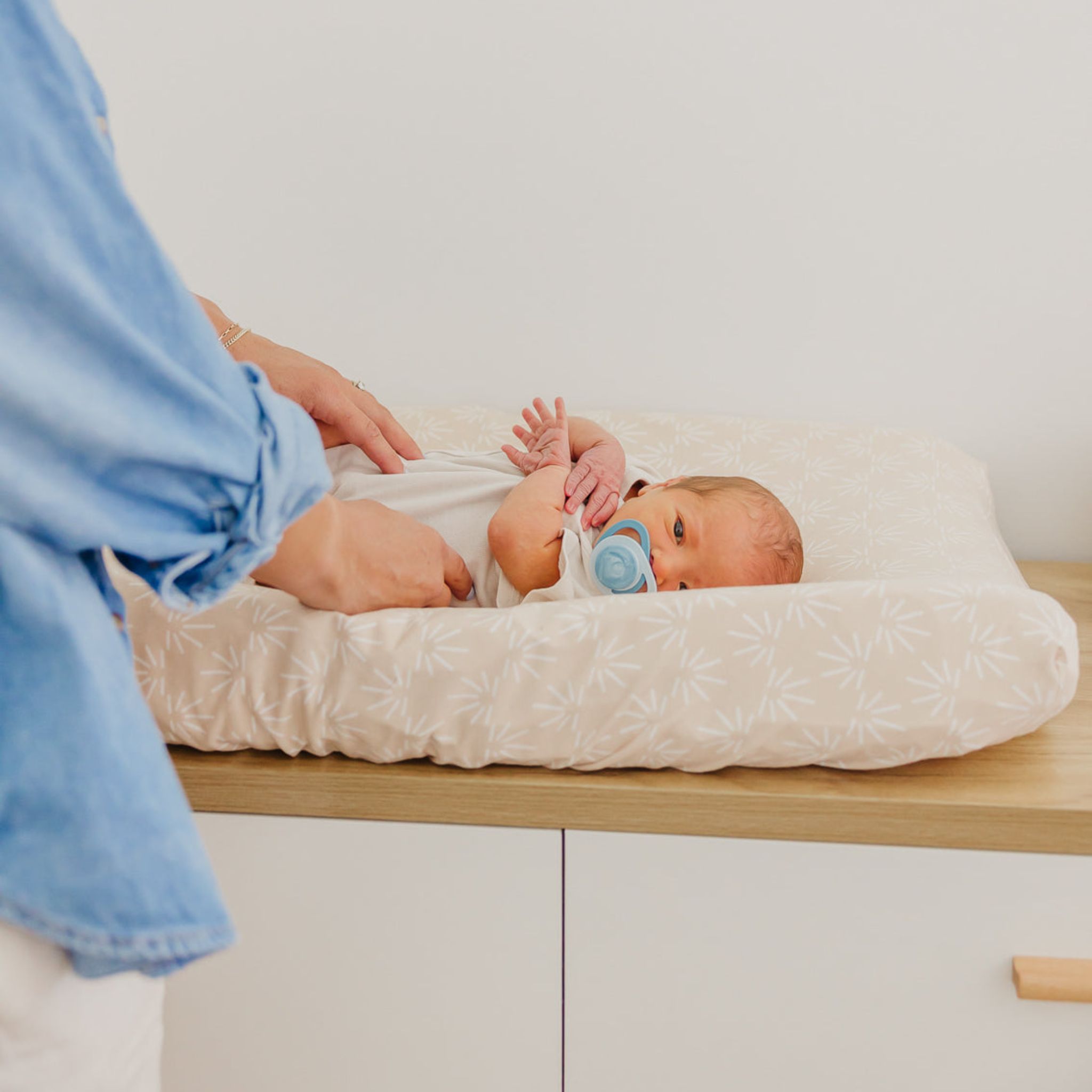 Premium Knit Diaper Changing Pad Cover - Sol