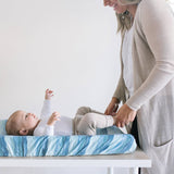 Premium Knit Diaper Changing Pad Cover - Waves