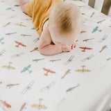 Premium Knit Fitted Crib Sheet - Ace