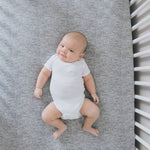 Premium Knit Fitted Crib Sheet - Asher