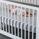 Premium Knit Fitted Crib Sheet - Asher