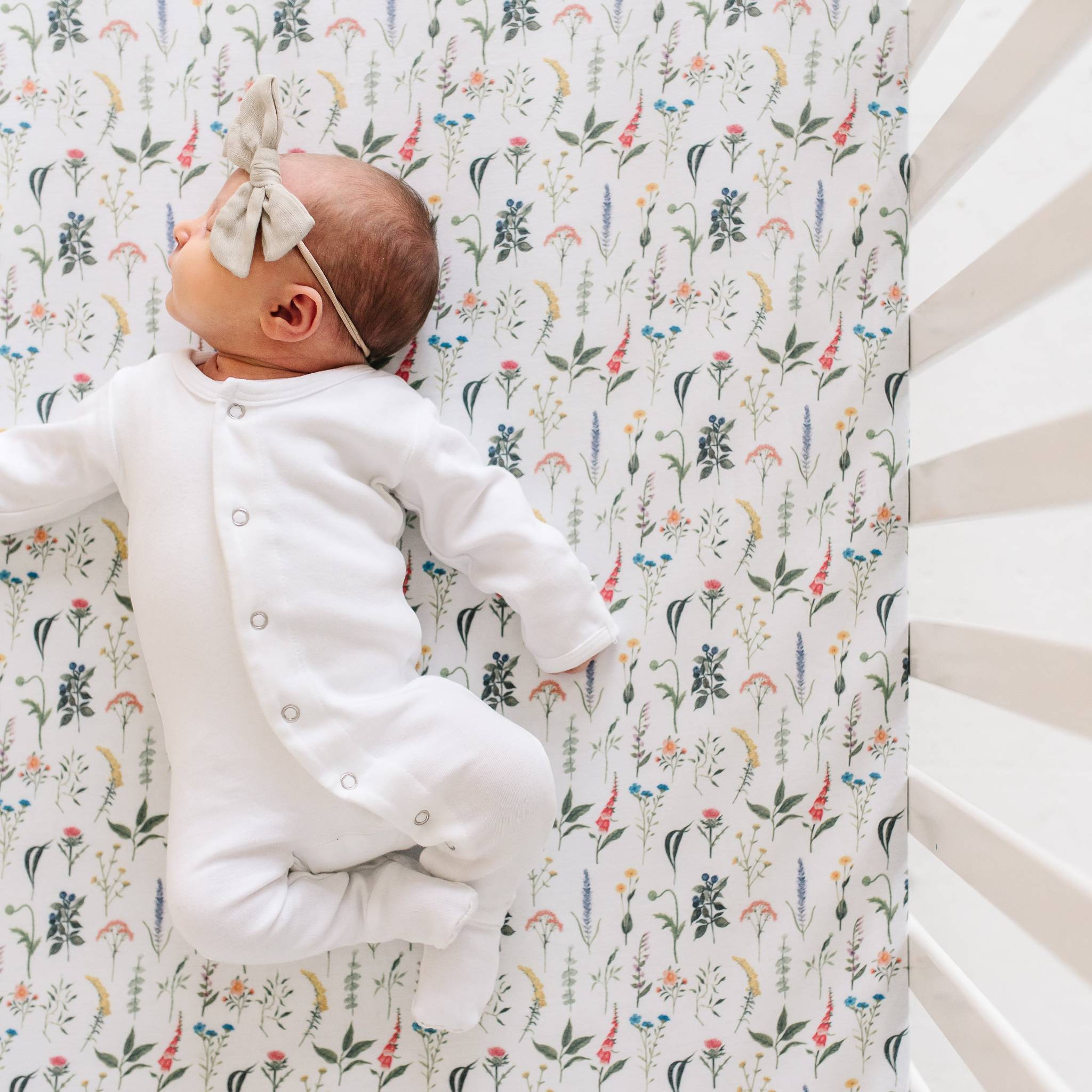 Premium Knit Fitted Crib Sheet - Aspen