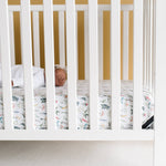 Premium Knit Fitted Crib Sheet - Aspen