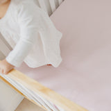 Premium Knit Fitted Crib Sheet - Blossom