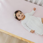 Premium Knit Fitted Crib Sheet - Blossom