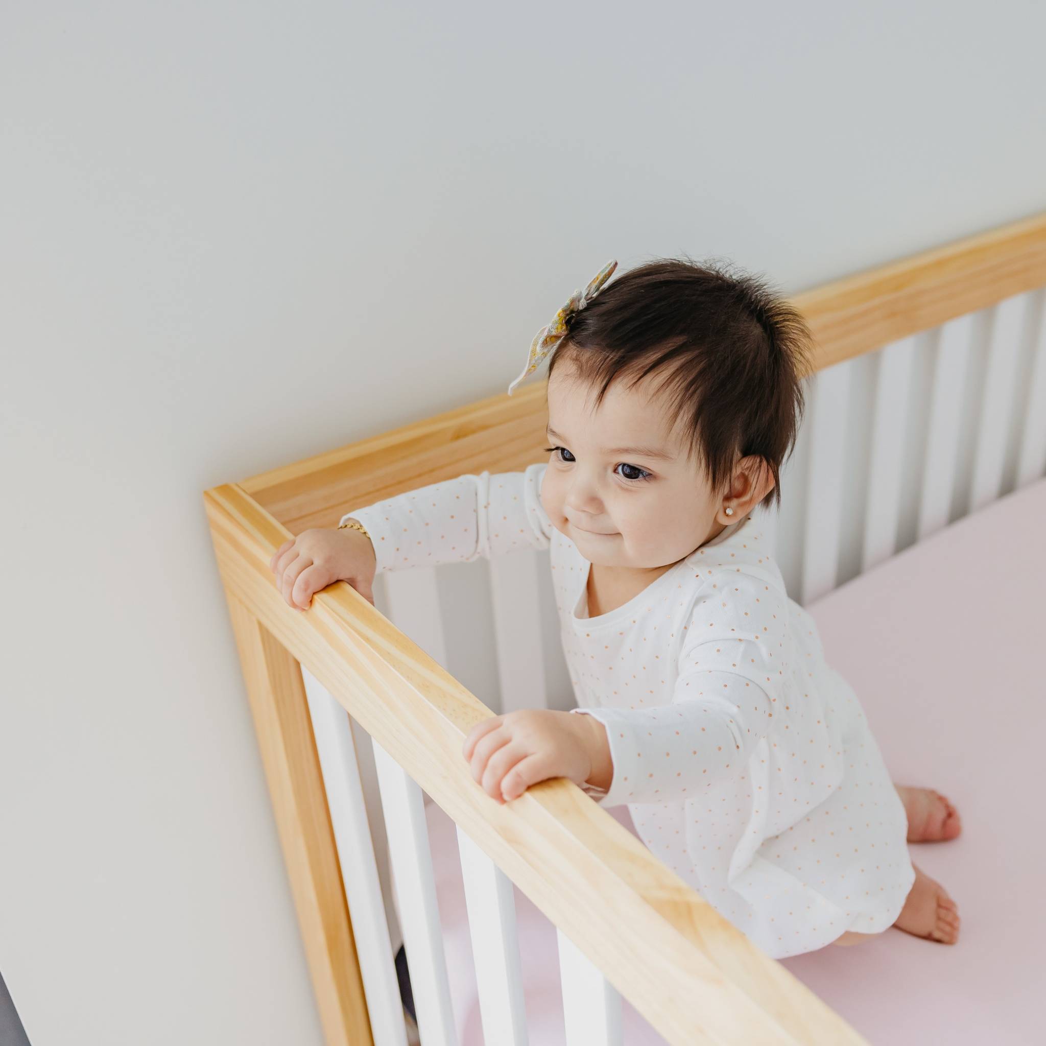 Premium Knit Fitted Crib Sheet - Blossom