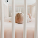 Premium Knit Fitted Crib Sheet - Blush