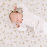 Premium Knit Fitted Crib Sheet - Chip