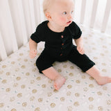 Premium Knit Fitted Crib Sheet - Chip