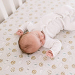 Premium Knit Fitted Crib Sheet - Chip