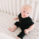 Premium Knit Fitted Crib Sheet - Chip