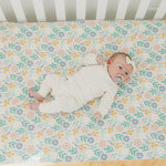 Premium Knit Fitted Crib Sheet - Clara