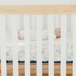 Premium Knit Fitted Crib Sheet - Clara