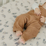 Premium Knit Fitted Crib Sheet - Cody