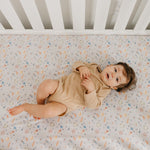 Premium Knit Fitted Crib Sheet - Cosmos
