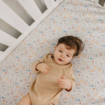 Premium Knit Fitted Crib Sheet - Cosmos