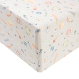 Premium Knit Fitted Crib Sheet - Cosmos