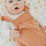 Premium Knit Fitted Crib Sheet - Daisy