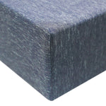 Premium Knit Fitted Crib Sheet - Denim
