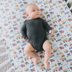 Premium Knit Fitted Crib Sheet - Diesel
