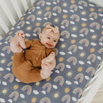 Premium Knit Fitted Crib Sheet - Hope