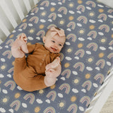Premium Knit Fitted Crib Sheet - Hope