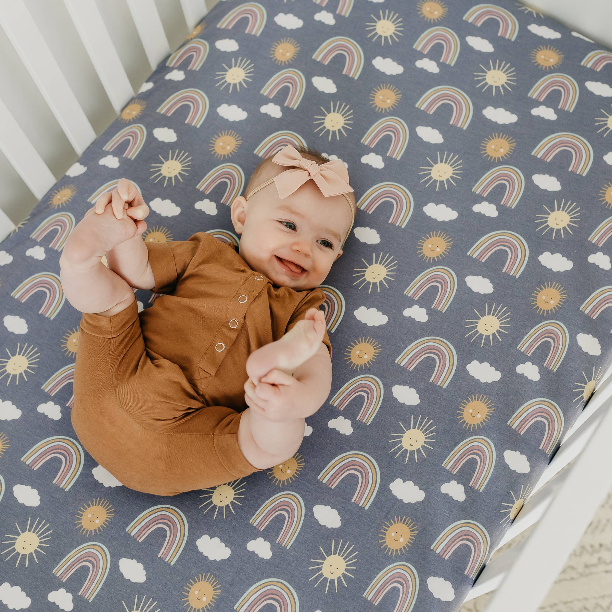 Premium Knit Fitted Crib Sheet - Hope