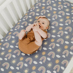 Premium Knit Fitted Crib Sheet - Hope