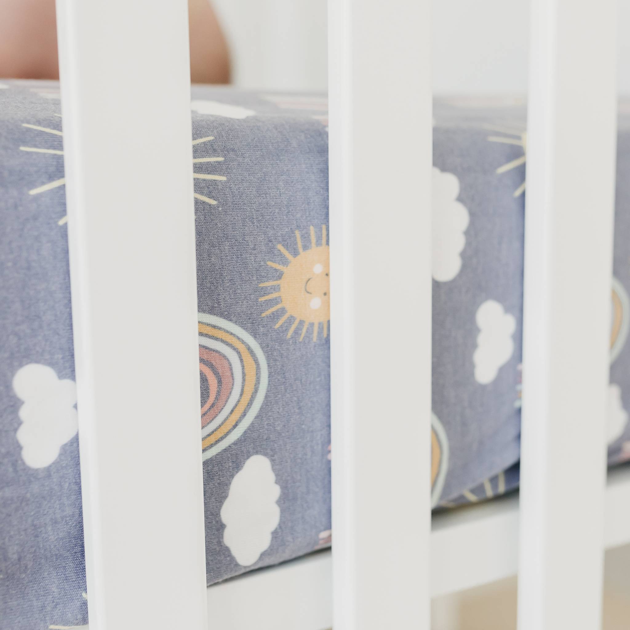 Premium Knit Fitted Crib Sheet - Hope