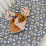 Premium Knit Fitted Crib Sheet - Hope