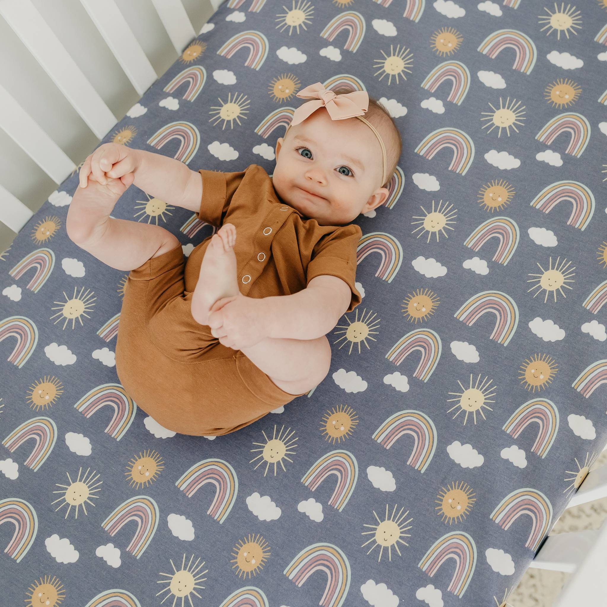 Premium Knit Fitted Crib Sheet - Hope
