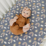 Premium Knit Fitted Crib Sheet - Hope