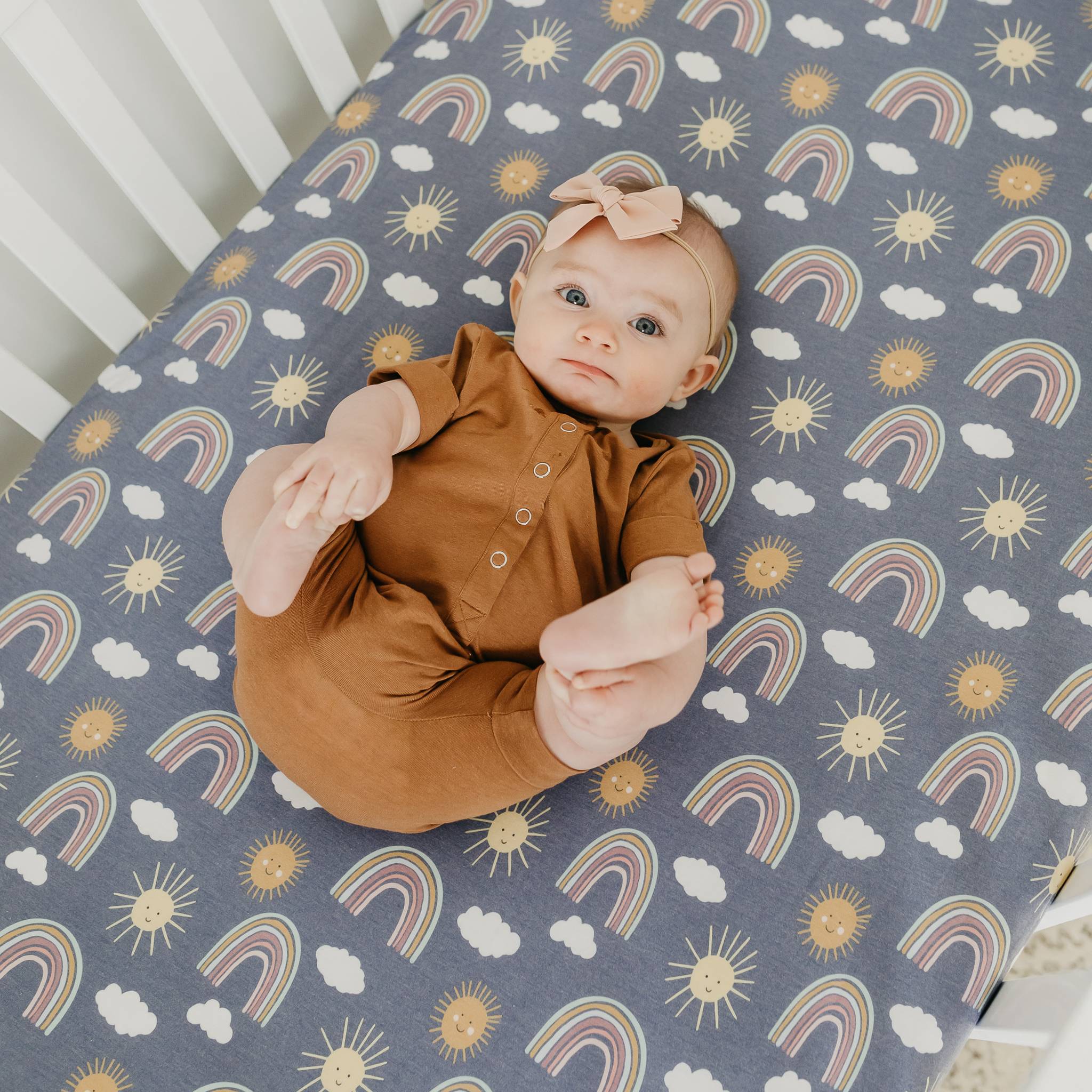 Premium Knit Fitted Crib Sheet - Hope
